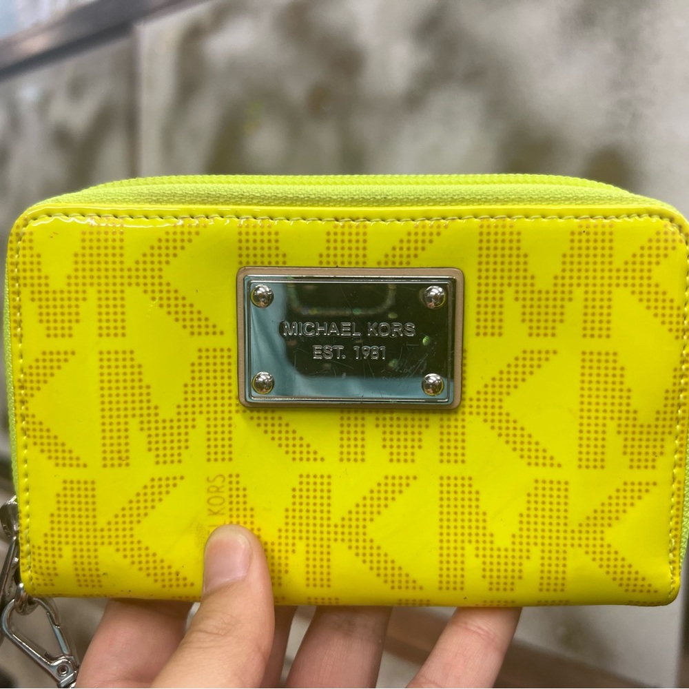 Michael Kors Yellow Wallet